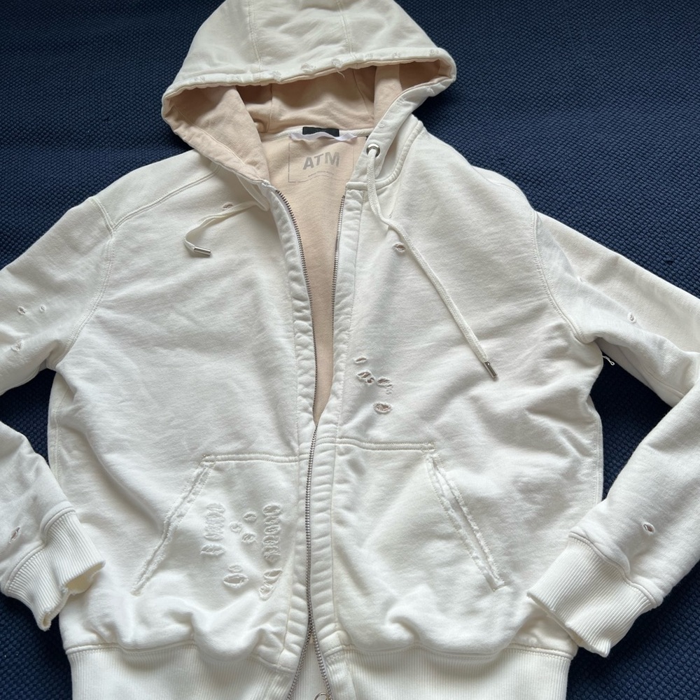 ATM Anthony Thomas Melillo White Utility Jacket